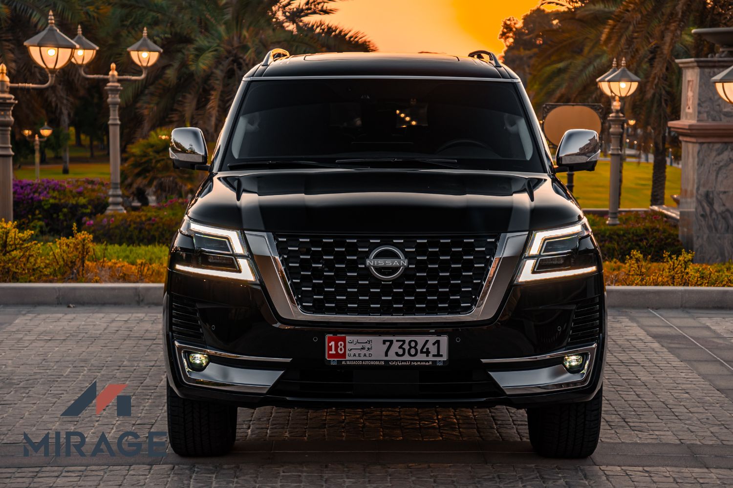 Nissan Patrol 2024 black PATROL PLATINUM